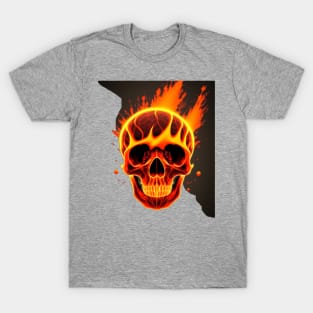 skull with lava T-Shirt